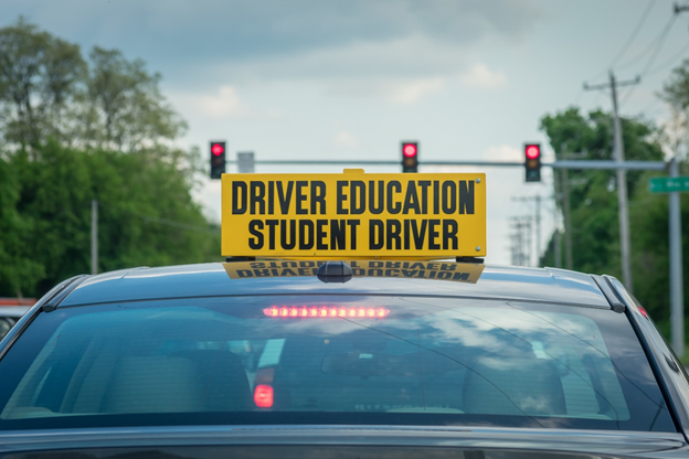 Driver education student driver vehicle